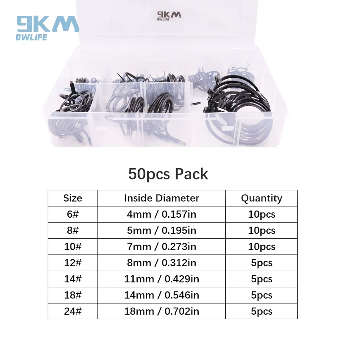 Fishing Rod Guide 9~200Pcs Stainless Steel Ceramics Rings Rod Repair Kit Spinning Casting Mixed Size Replacement Accessories