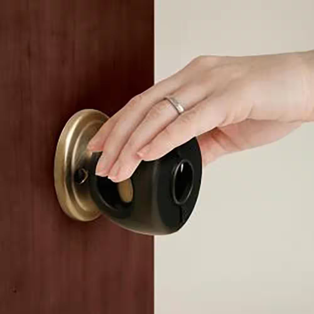 Parent Grip Charcoal Door Knob Covers (4-Pack)