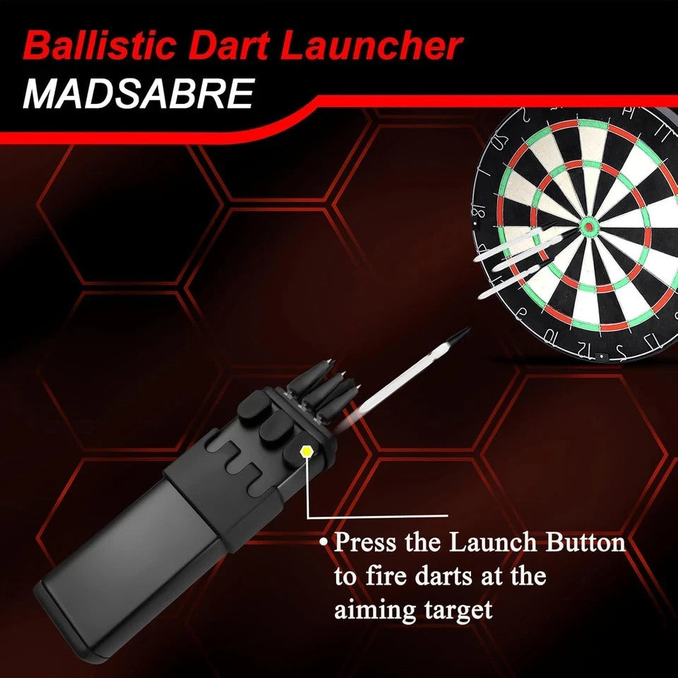 MADSABRE Ballistic Dart Launcher, Metal Darts Accurate Shooting for Hunting Camp