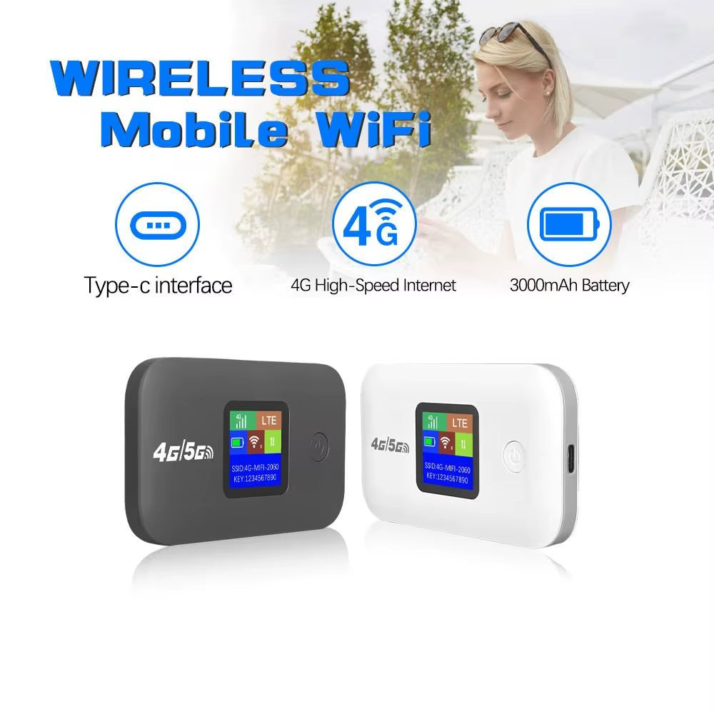 Portable Wi Fi Pocket WIFI SIM Card 4G/5G Portable Wi Fi Supports All SIM Cards Mobile Wi Fi Mobile Wi Fi Router