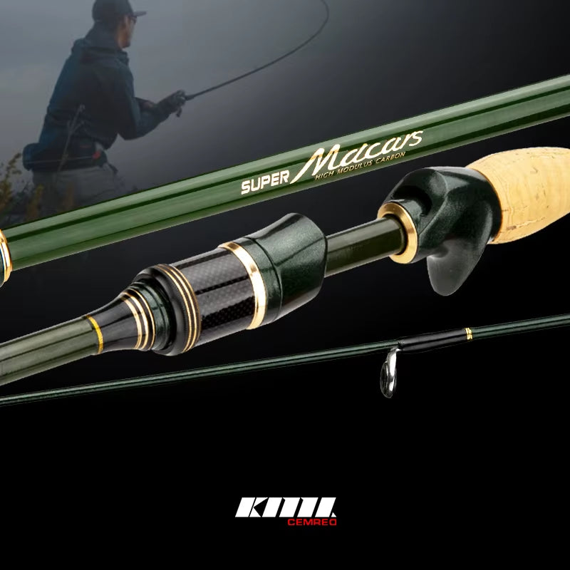 Travel Rod Spinning Casting Carbon Fishing Rod 1.8M/2.1M/2.4M Portable Fishing Rod Good Quality Fishing Tackle MACARS