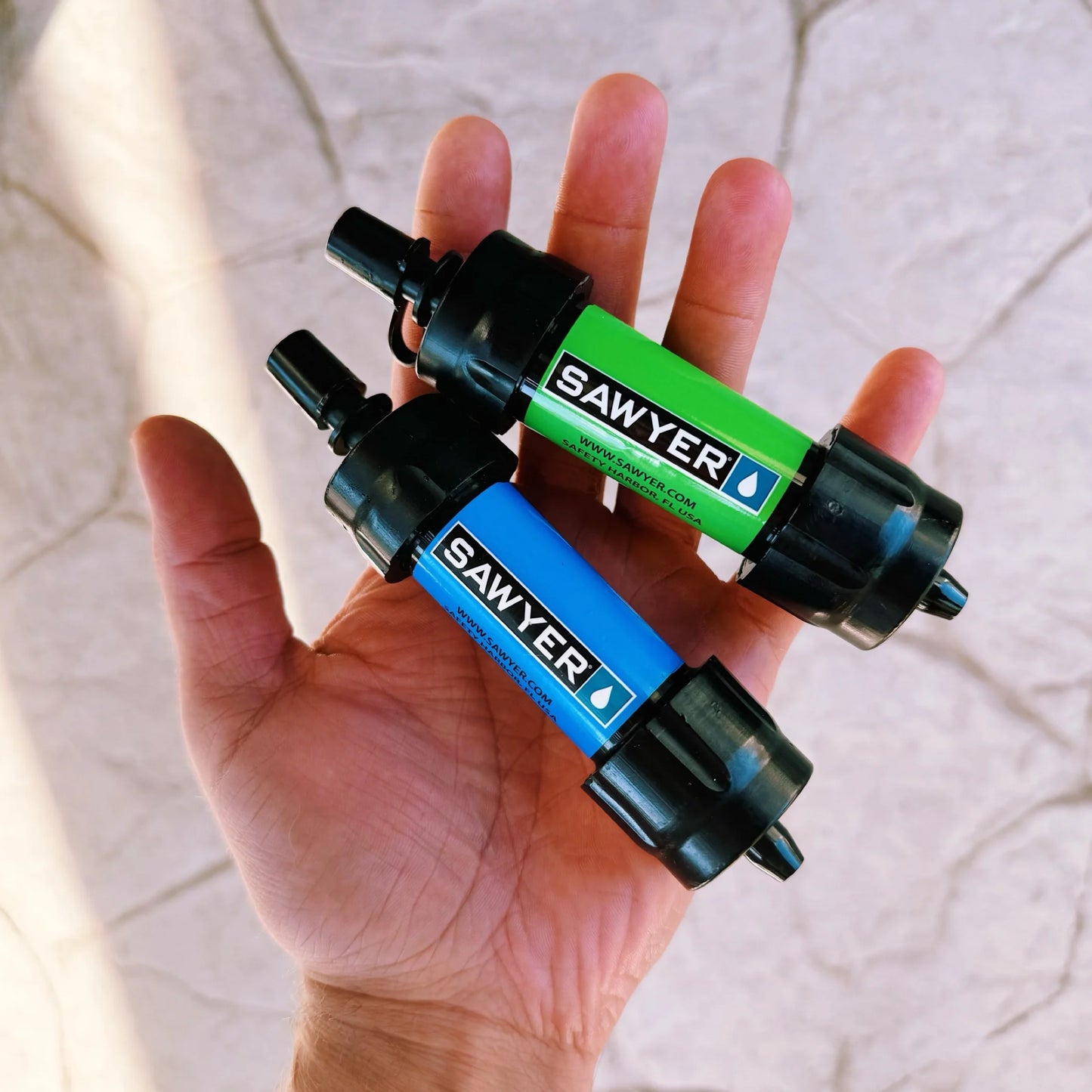 Products SP2101 MINI Water Filtration System, 2-Pack, Blue / Green