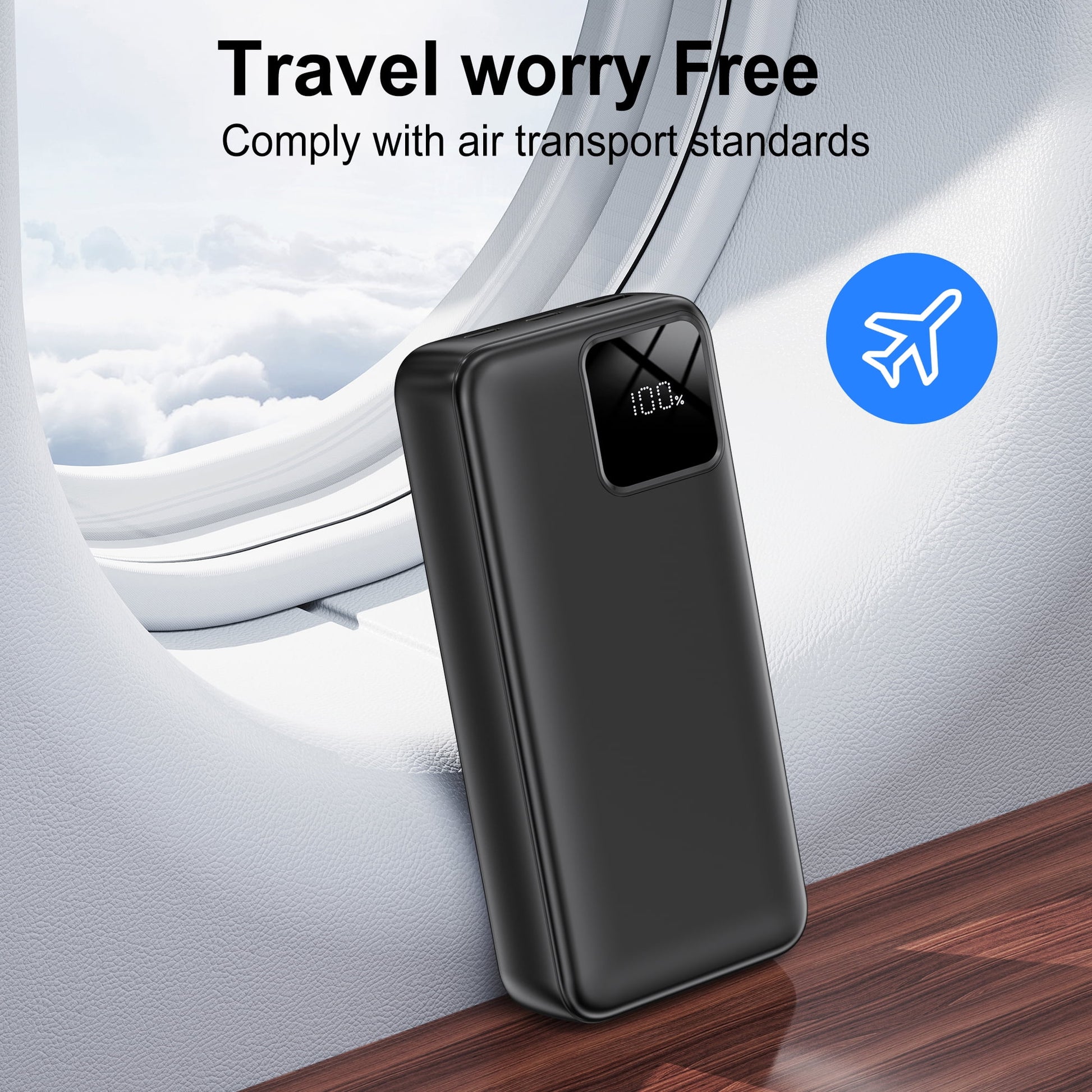 20000Mah Portable Charger Power Bank,22.5W Fast Charging Battery Pack with Built in Cables High Speed Power Bank for Iphone 15/14/13 Series, Android Samsung