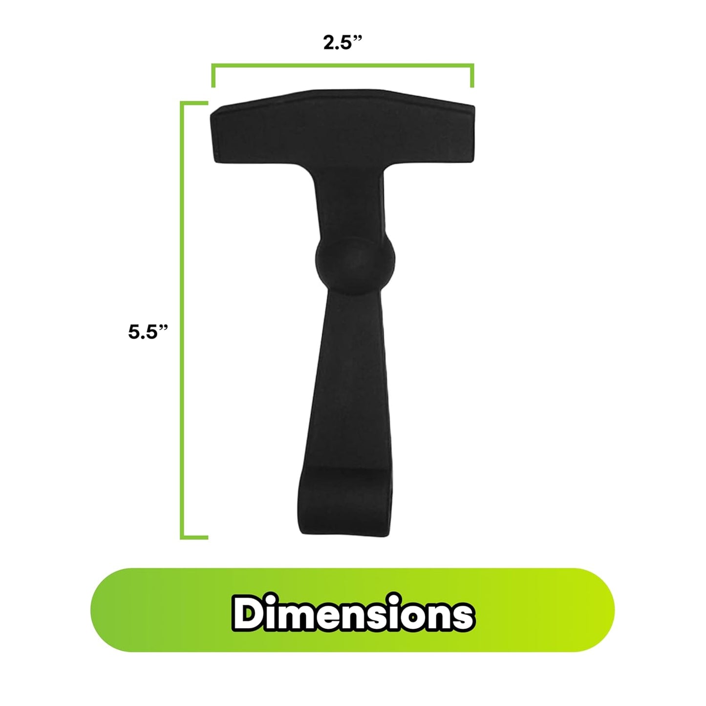 2-Pack Replacement Lid Latches for Yeti and RTIC - Black Rubber, Cooler Latches