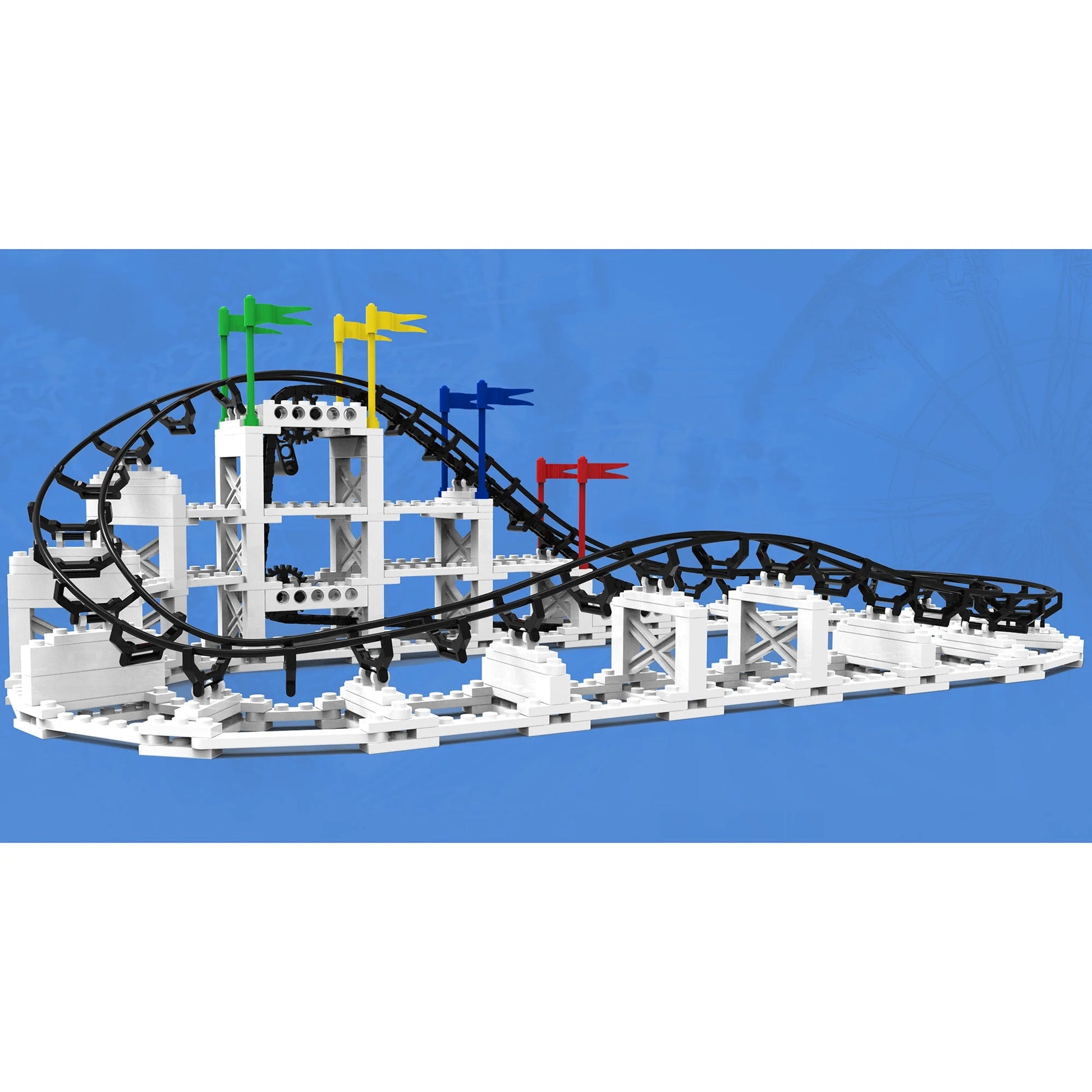 : Little Dipper - 332 Pcs, Building Brick Set, Gravity Powered Roller Coaster Model, Promotes STEM Learning