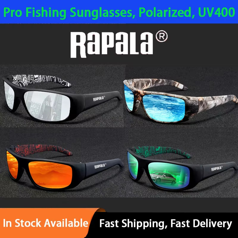 Rapala Fashional Polarized Sunglasses Outdoor Mountaineering Anti-Ultraviolet Polarized Sunglasses Riding Fishing Sunglasses