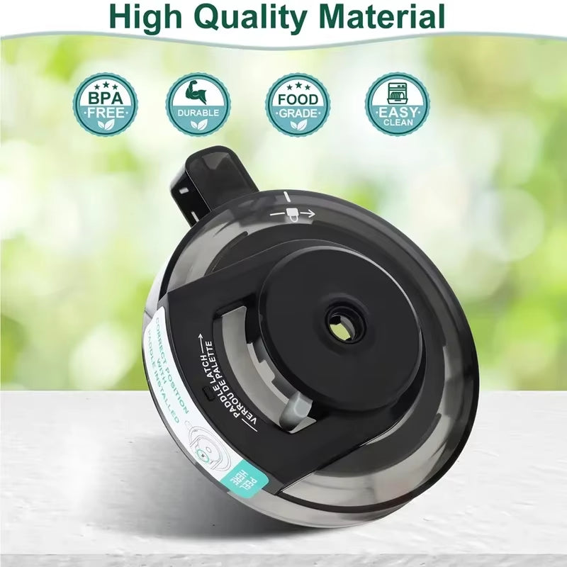 Outer Bowl Lid for Ninja NC301 Ice Cream Maker Replacement Lid Compatible with NC299AMZ/NC301/NC300/NC201/NC101 Series