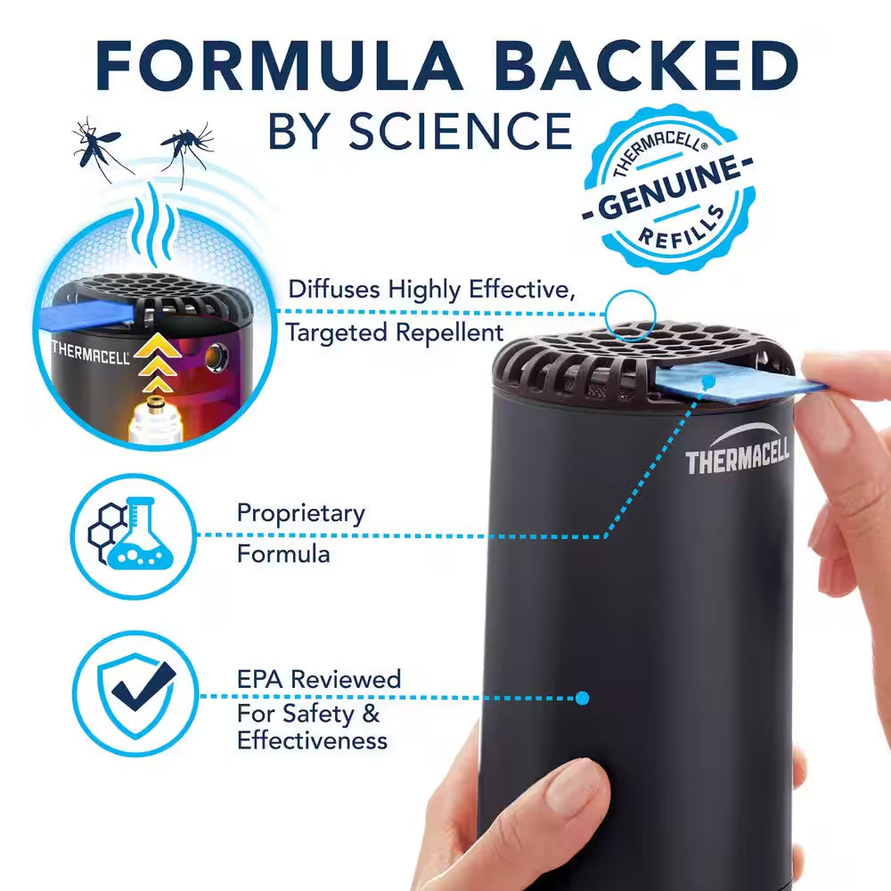 Outdoor Mosquito Repeller Refill 120-Hour Mega Pack (30 Repellent Mats and 10 Butane Cartridges)