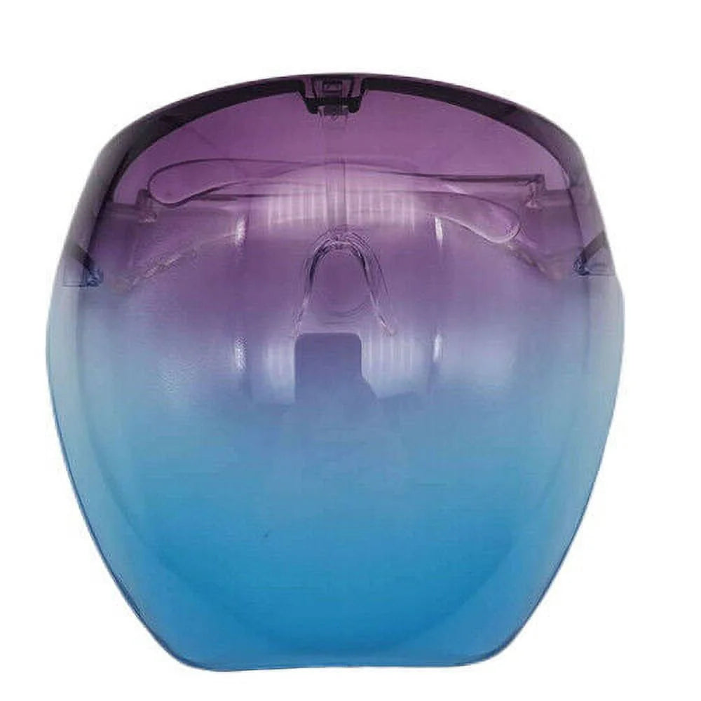 Oversized Huge Big Shield Full Face Polarized Large Mirror Sunglasses, Face Shield Mirrored Visor Glasses/Sunglasses for Men Women, Ideal for Long Term Wear Reusable Sunglasses