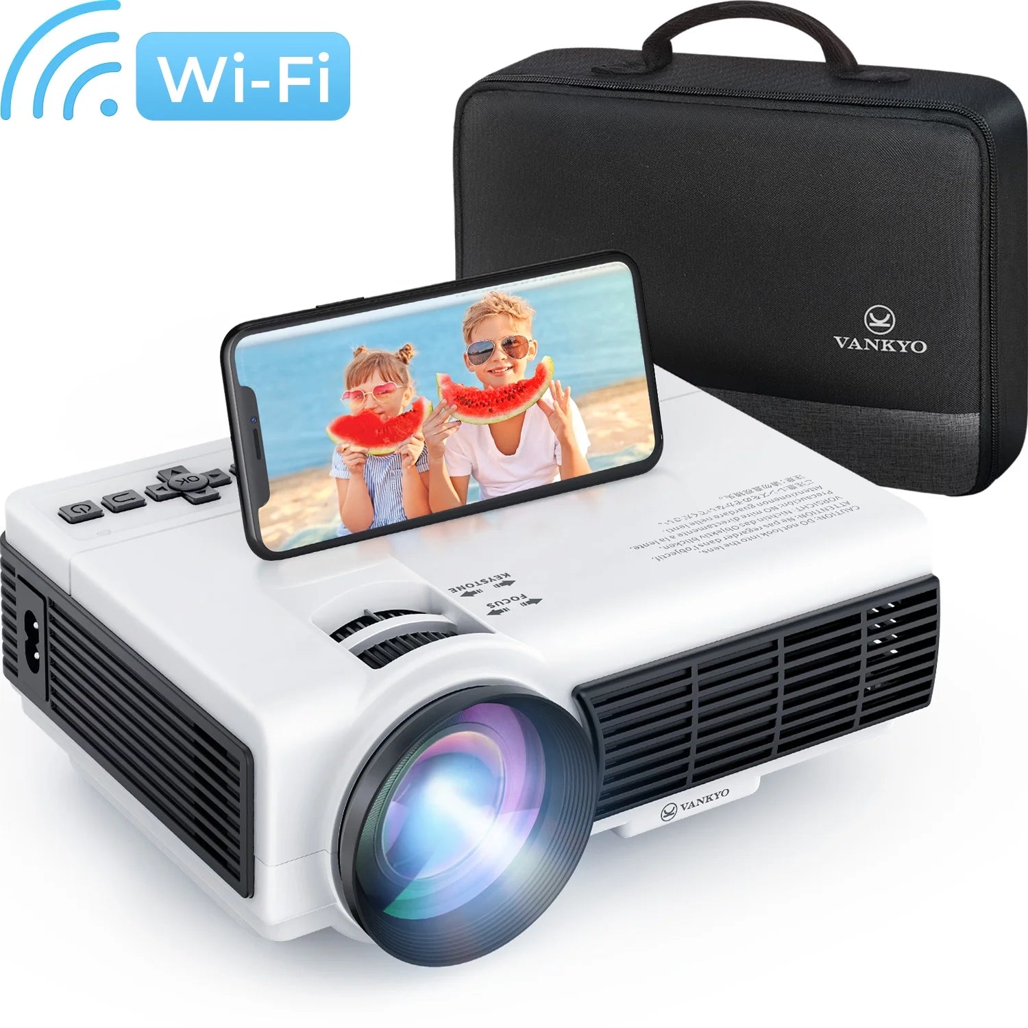 Leisure 3 Pro Native 1080P Projector, Full HD 5G Wifi Projector with LCD Display
