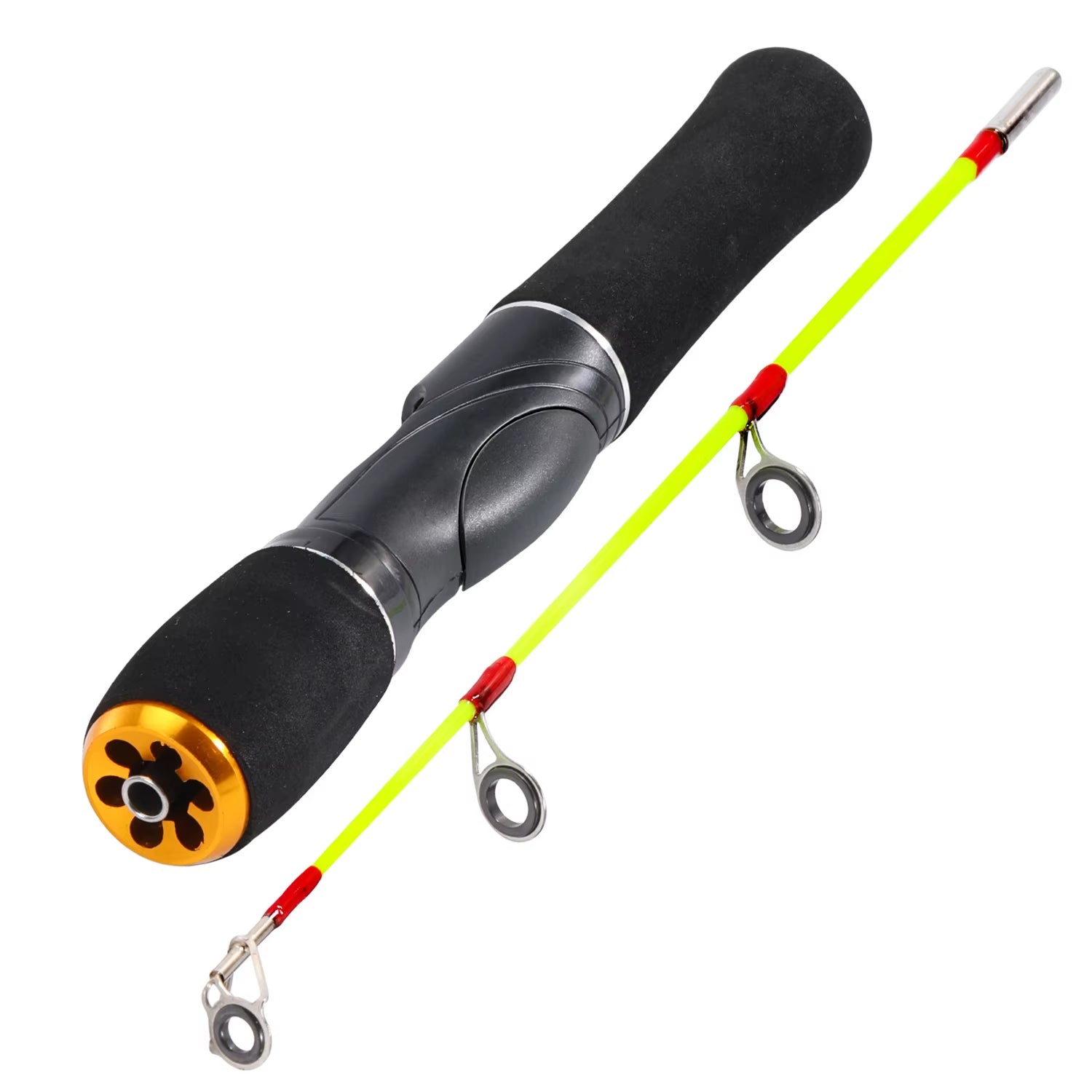 Ultralight Winter Ice Fishing Rod Portable Winter Ice Fishing Rod Spinning Casting Ice Winter Fishing Pole Tackle