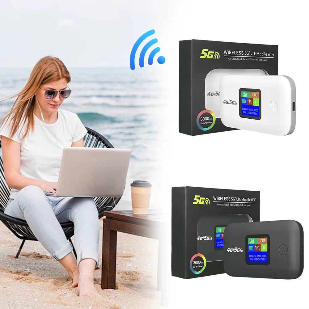 Portable Wi Fi Pocket WIFI SIM Card 4G/5G Portable Wi Fi Supports All SIM Cards Mobile Wi Fi Mobile Wi Fi Router