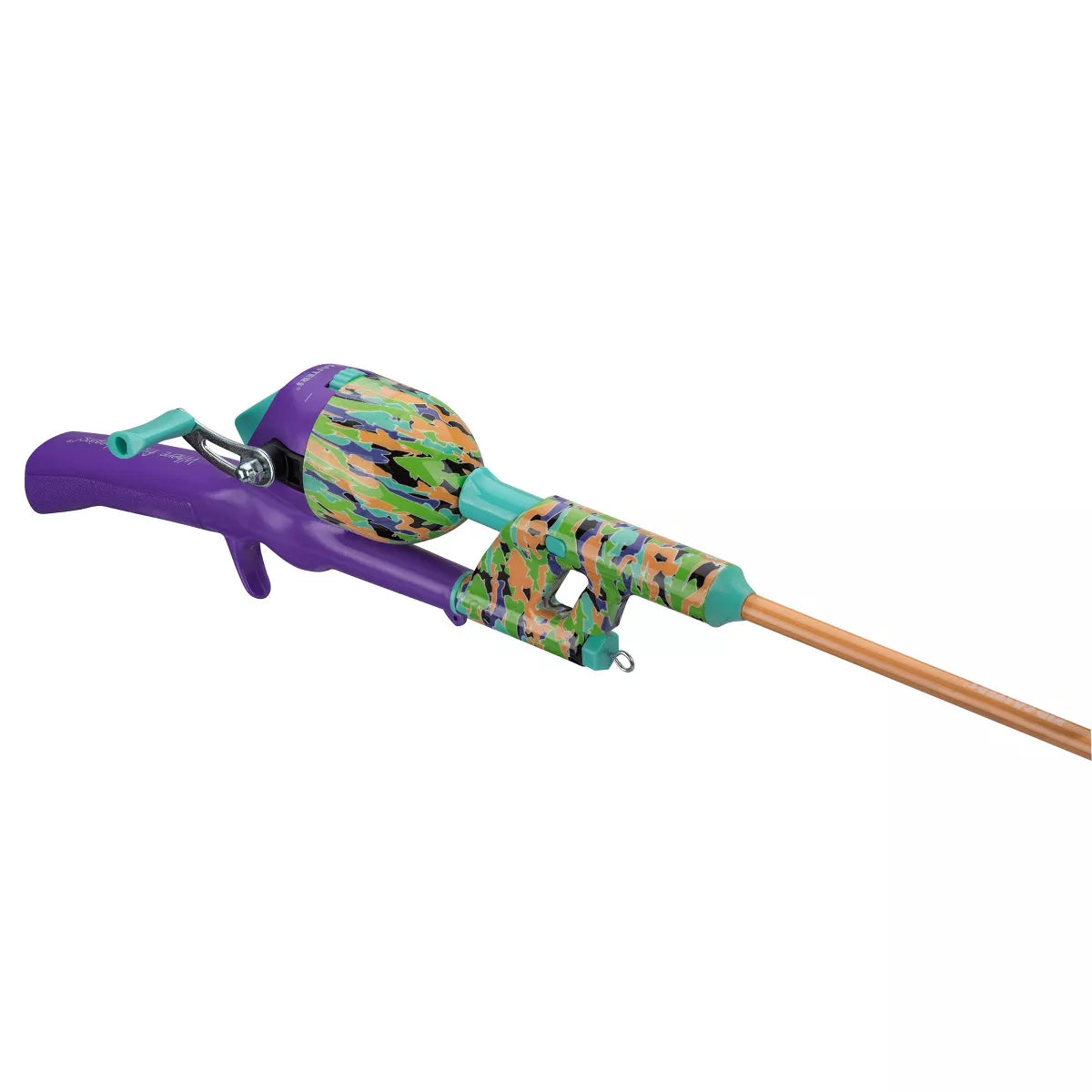 Kid Casters Fish Camo Tangle-Free Combo - Neon