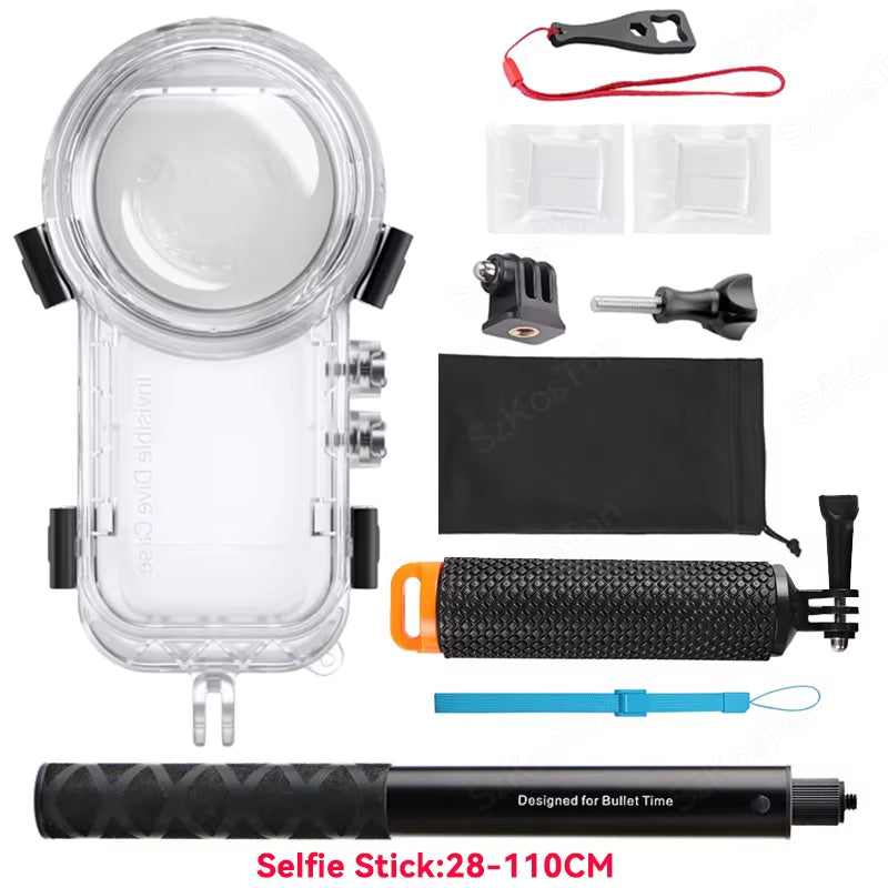 Dive Case for Insta 360 X4 Waterproof Housing Cover for  X4 Invisible Diving Case Underwater 50M Dive Shell Accessories