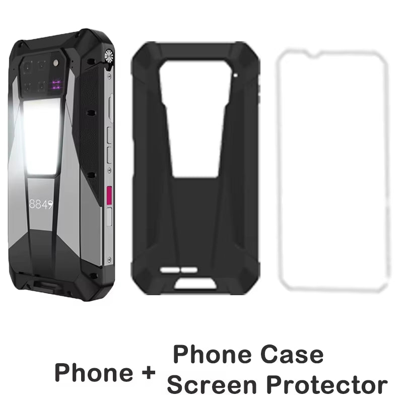 Tank 3 Pro Unihertz Rugged Projector Smartphone 23800Mah 5G Android14 Outdoor Phone 512GB+36GB 120W Fast Charging Dual Sim