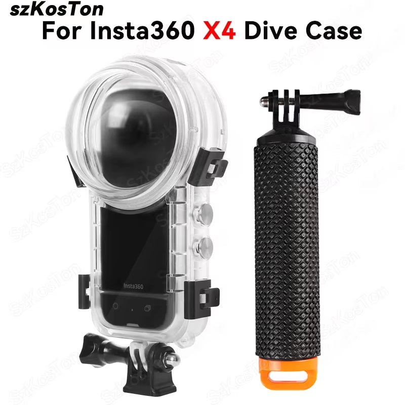 Dive Case for Insta 360 X4 Waterproof Housing Cover for  X4 Invisible Diving Case Underwater 50M Dive Shell Accessories
