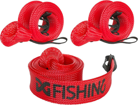 Fishing Rod Sleeve, 3 Pack, 7Ft Casting Rod Protector/Rod Sock/Rod Cover