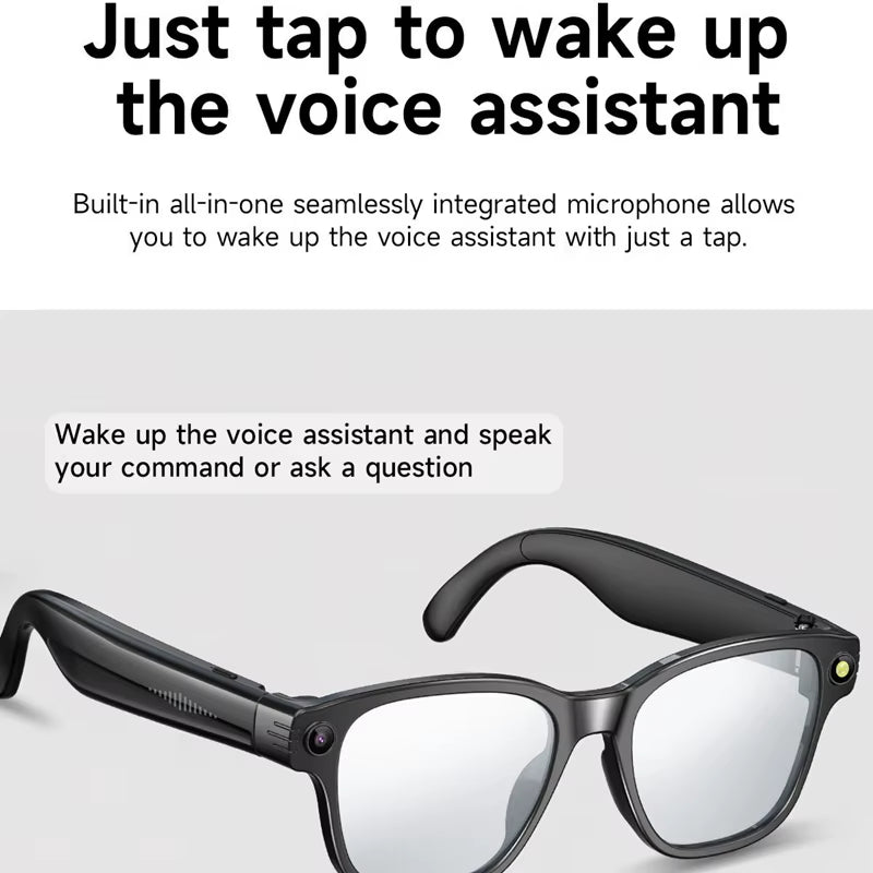 L801 AI Smart Glasses 800W HD Camera Music Bluetooth Sunglasses Shoot Audio Listen to Music Meeting of the Meeting