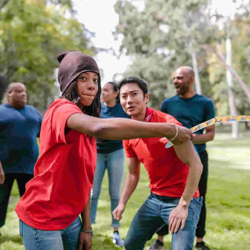 1Pc Creative Personality EVA Boomerang Hand Throwing V-Dart Ruler Boomerang Large Outdoor Sports Boomerang for Kids, Outdoor