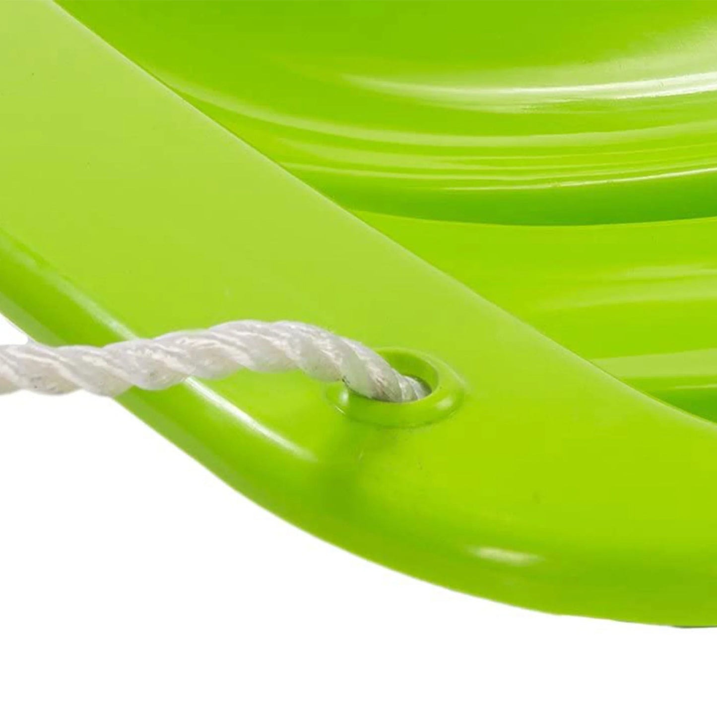 Snow Kids 48 Inch 1 Person Plastic Toboggan Sled, Green