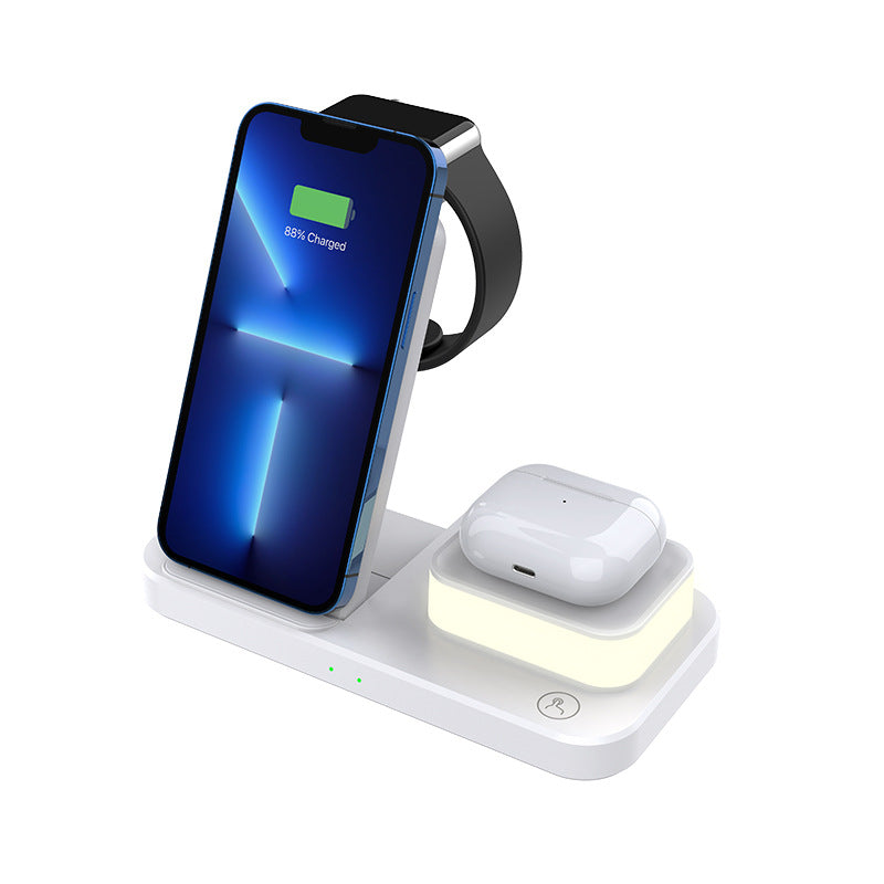 Foldable Night Light 3 in 1 Wireless Charger