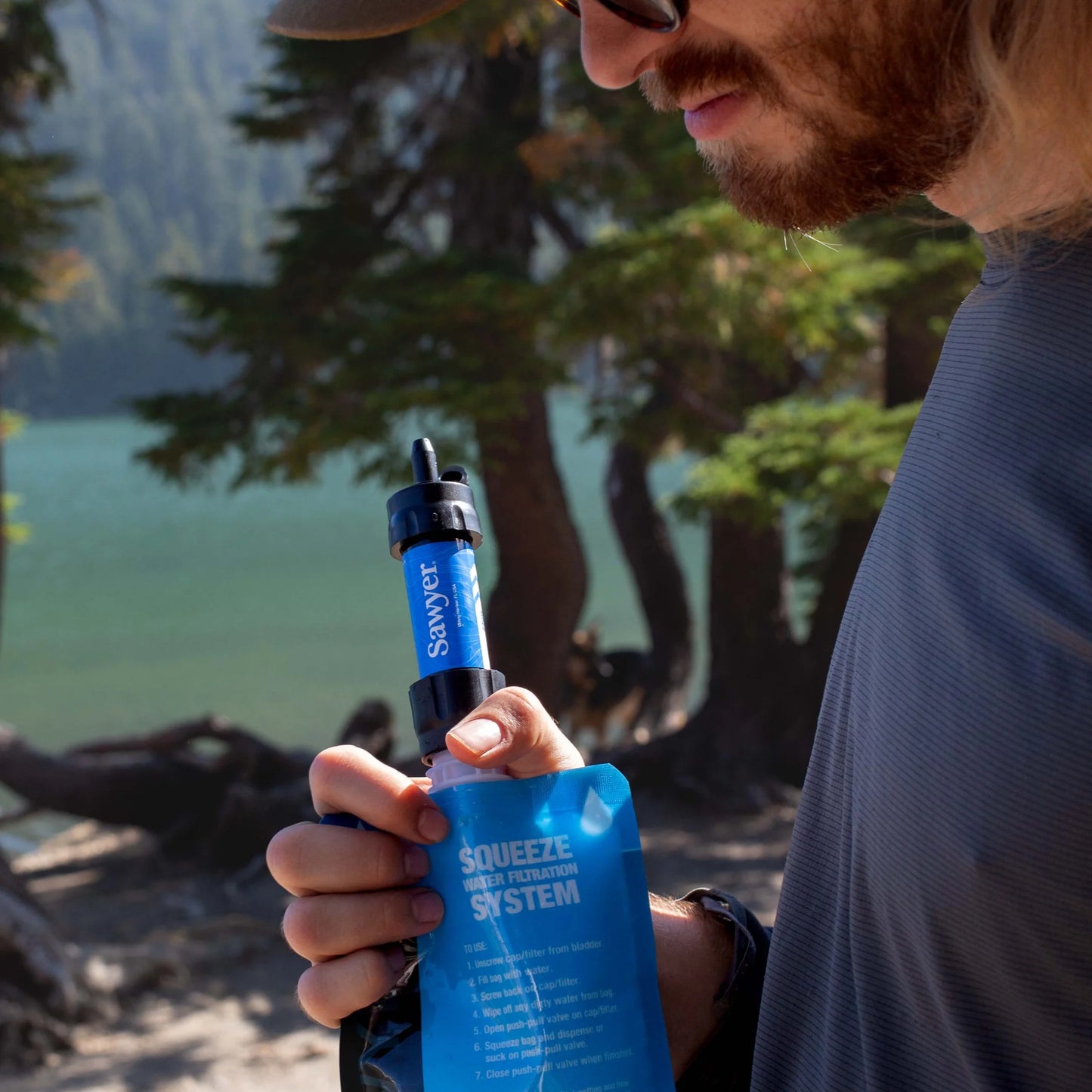 Products SP128 MINI Water Filtration System, Single, Blue