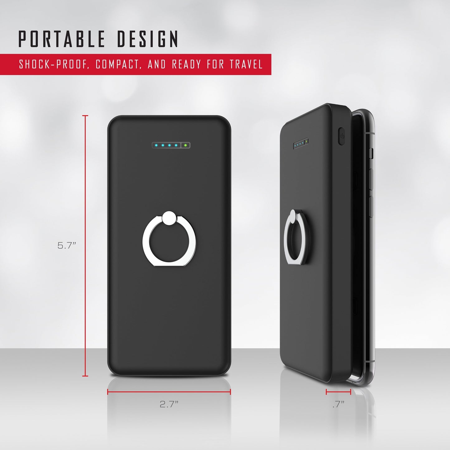 Wireless plus 10K Power Bank – 3-In-1 10,000Mah Portable Charger with High-Speed Wireless Charging