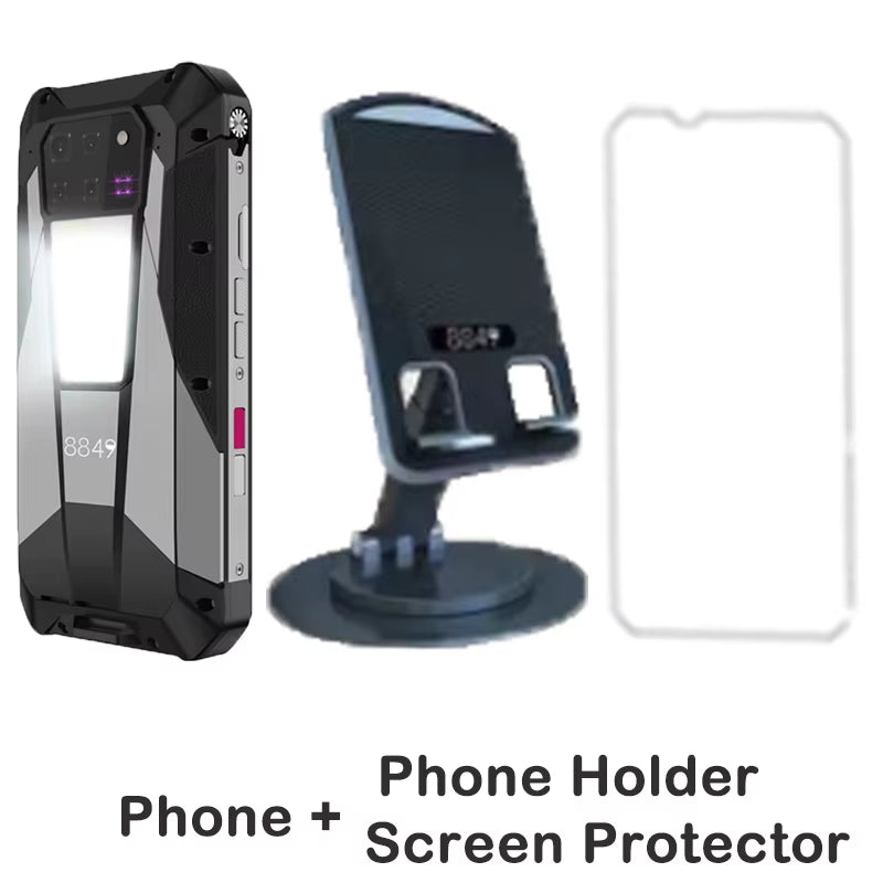 Tank 3 Pro Unihertz Rugged Projector Smartphone 23800Mah 5G Android14 Outdoor Phone 512GB+36GB 120W Fast Charging Dual Sim