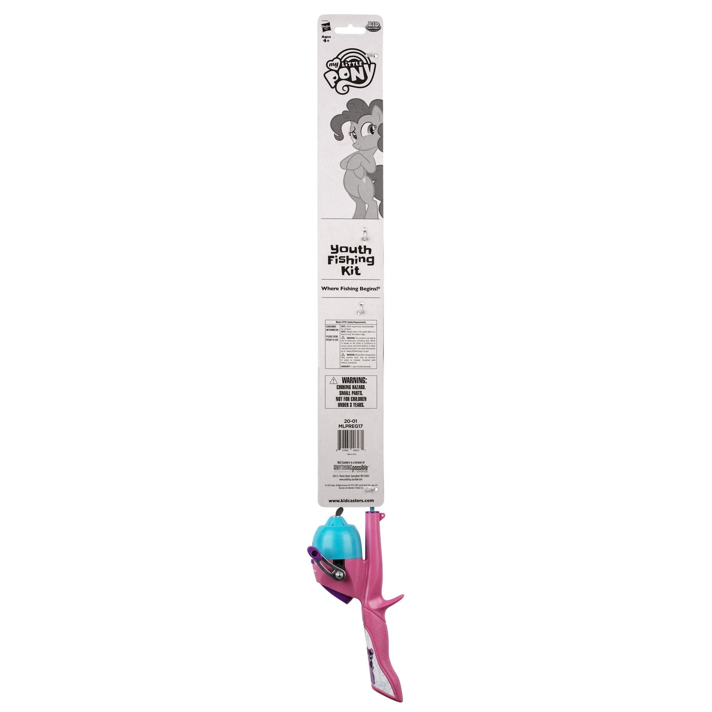 My Little Pony Light Action Spincasting Fishing Rod and Reel Combo Kit