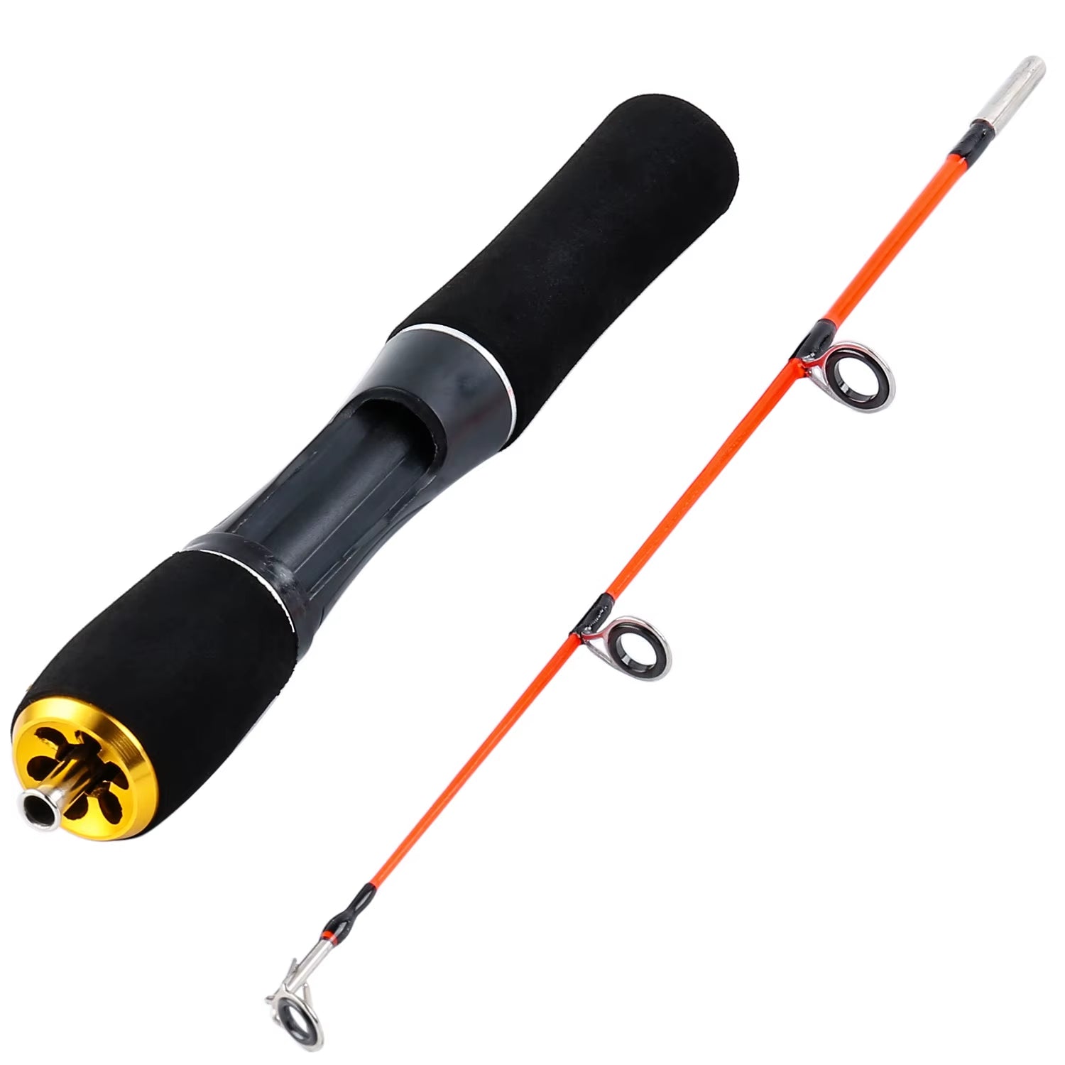 Ultralight Winter Ice Fishing Rod Portable Winter Ice Fishing Rod Spinning Casting Ice Winter Fishing Pole Tackle