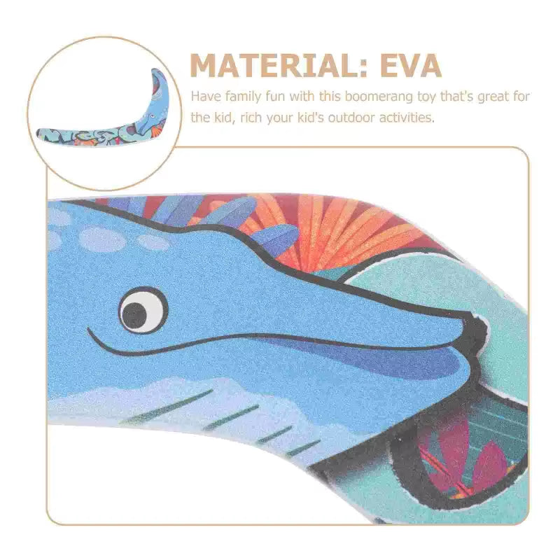 1Pc Creative Personality EVA Boomerang Hand Throwing V-Dart Ruler Boomerang Large Outdoor Sports Boomerang for Kids, Outdoor