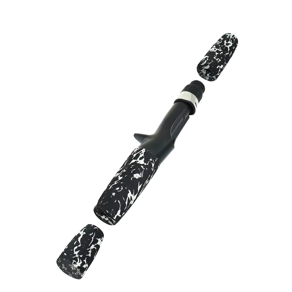 1Set Kit/Pack Rod Handle Split Grip EVA Material Camouflage Black Spinning Casting Reel Seat Rod Refit Combo Set Kit Parts