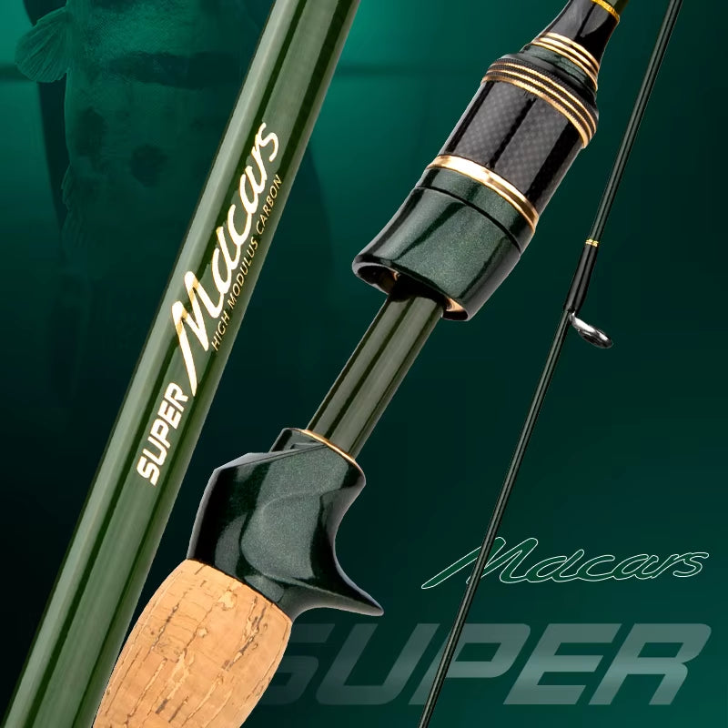 Travel Rod Spinning Casting Carbon Fishing Rod 1.8M/2.1M/2.4M Portable Fishing Rod Good Quality Fishing Tackle MACARS