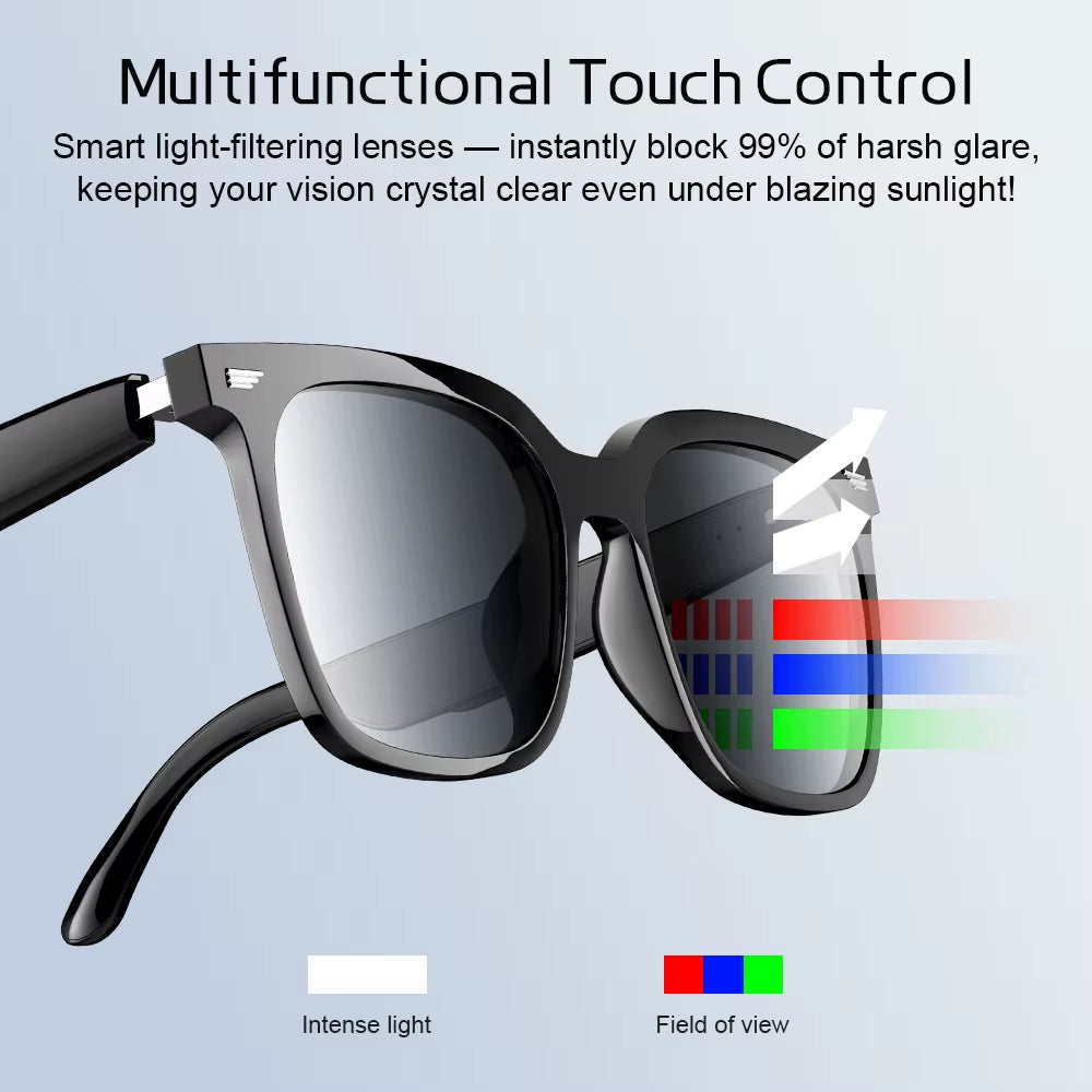 YJ-01 Smart Wireless Bluetooth Glasses Multifunctional Sunglasses Sport Glasses Video Recording Calling Music Playback