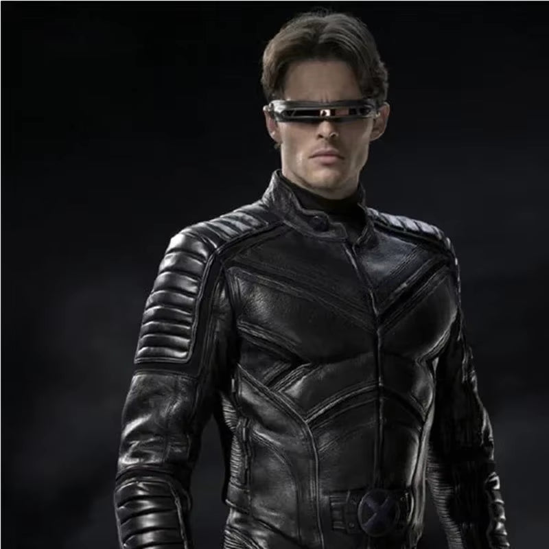 X-Man Sunglasses X-Men Cyclops Cosplay Polarized Sunglasses for Men Women Memory Material Shield Designer Sunglasses