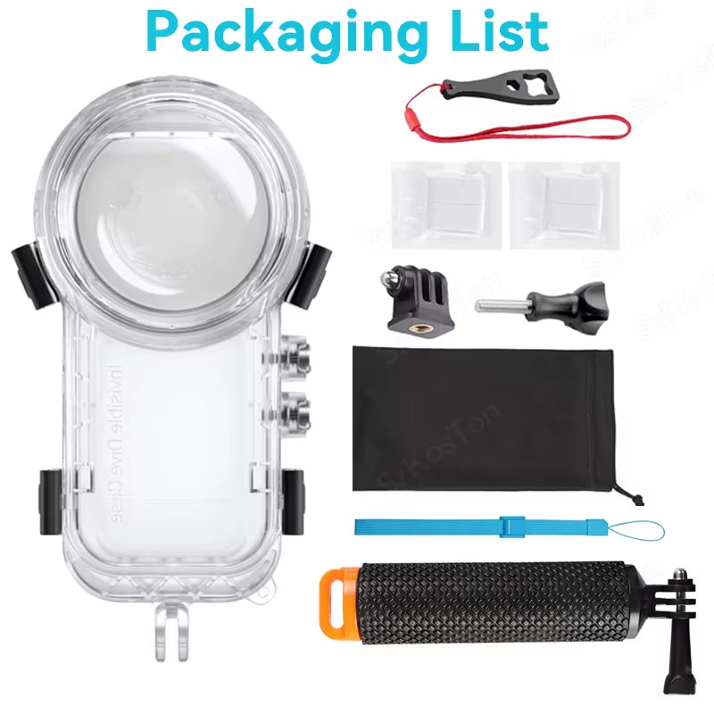 Dive Case for Insta 360 X4 Waterproof Housing Cover for  X4 Invisible Diving Case Underwater 50M Dive Shell Accessories