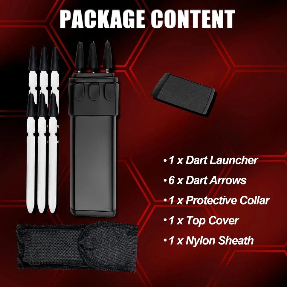 MADSABRE Ballistic Dart Launcher, Metal Darts Accurate Shooting for Hunting Camp