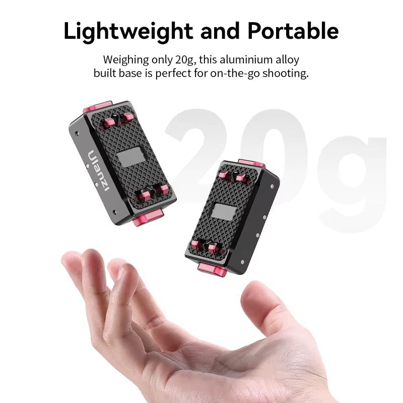 Magnetic Quick Release Mount for Insta360 X4 X3 ONE X2 ONE R ONE X ONE RS Ace Pro Invisible in 360° Shots