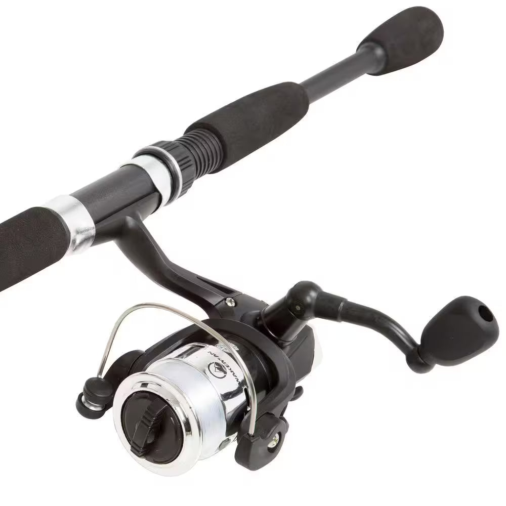 Swarm Series Spinning Rod and Reel Combo in Blackout