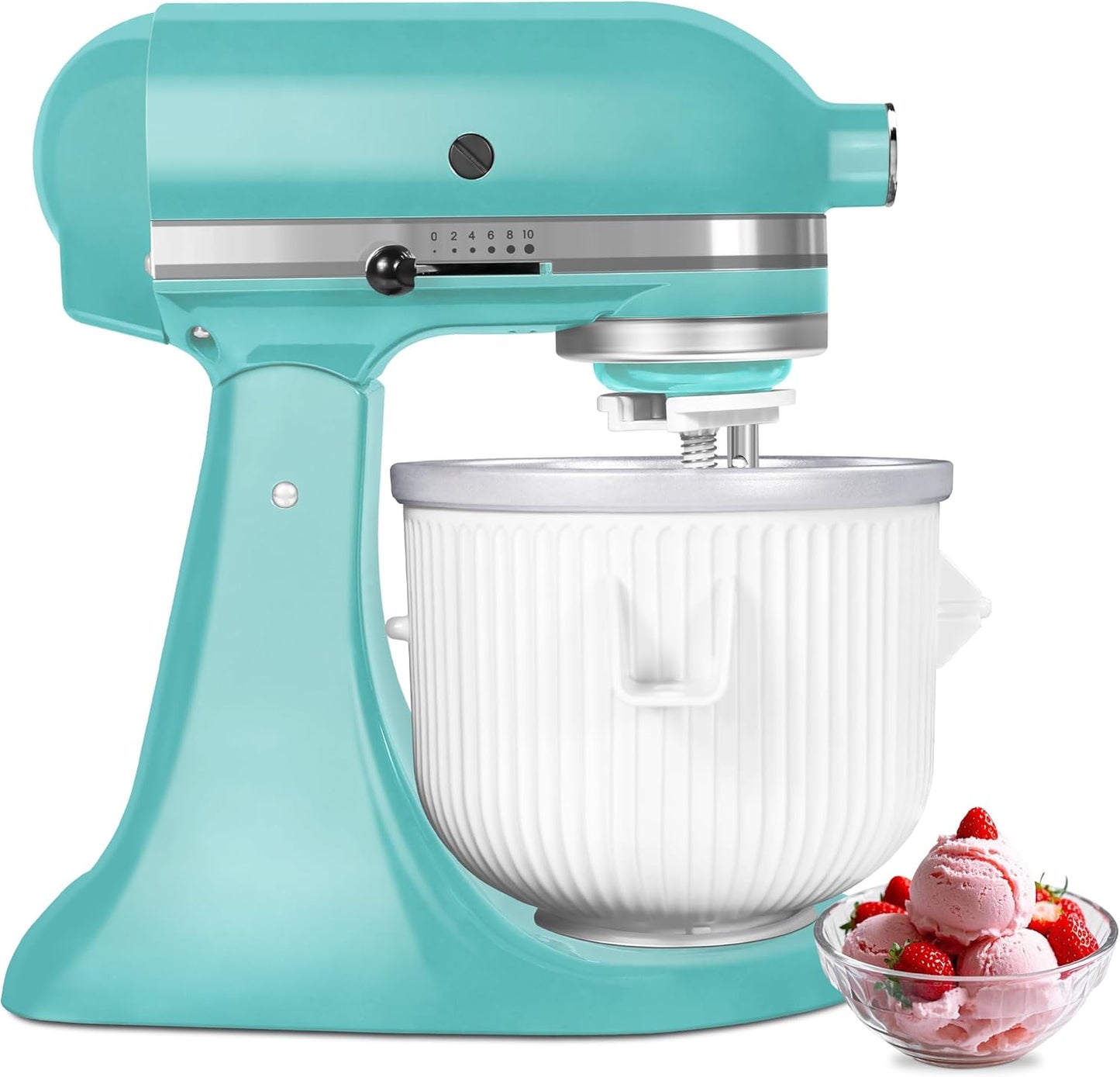 Ice Cream Maker Attachment for Kitchenaid Stand Mixer, Kithcen Aid Ice Cream Mak