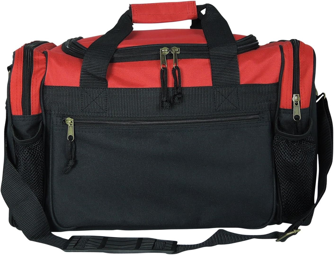 17" Carry on Travel Size Sport Luggage Gym Weekender Bag (Red)