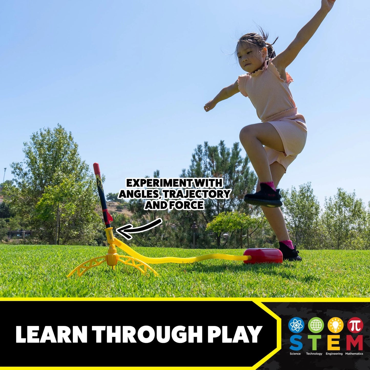 ® Original X-Treme Rocket Launcher for Kids, Soars 400 Ft, 6 X-Treme Rockets and Adjustable Launcher, Gift for Boys and Girls Ages 9 and Up