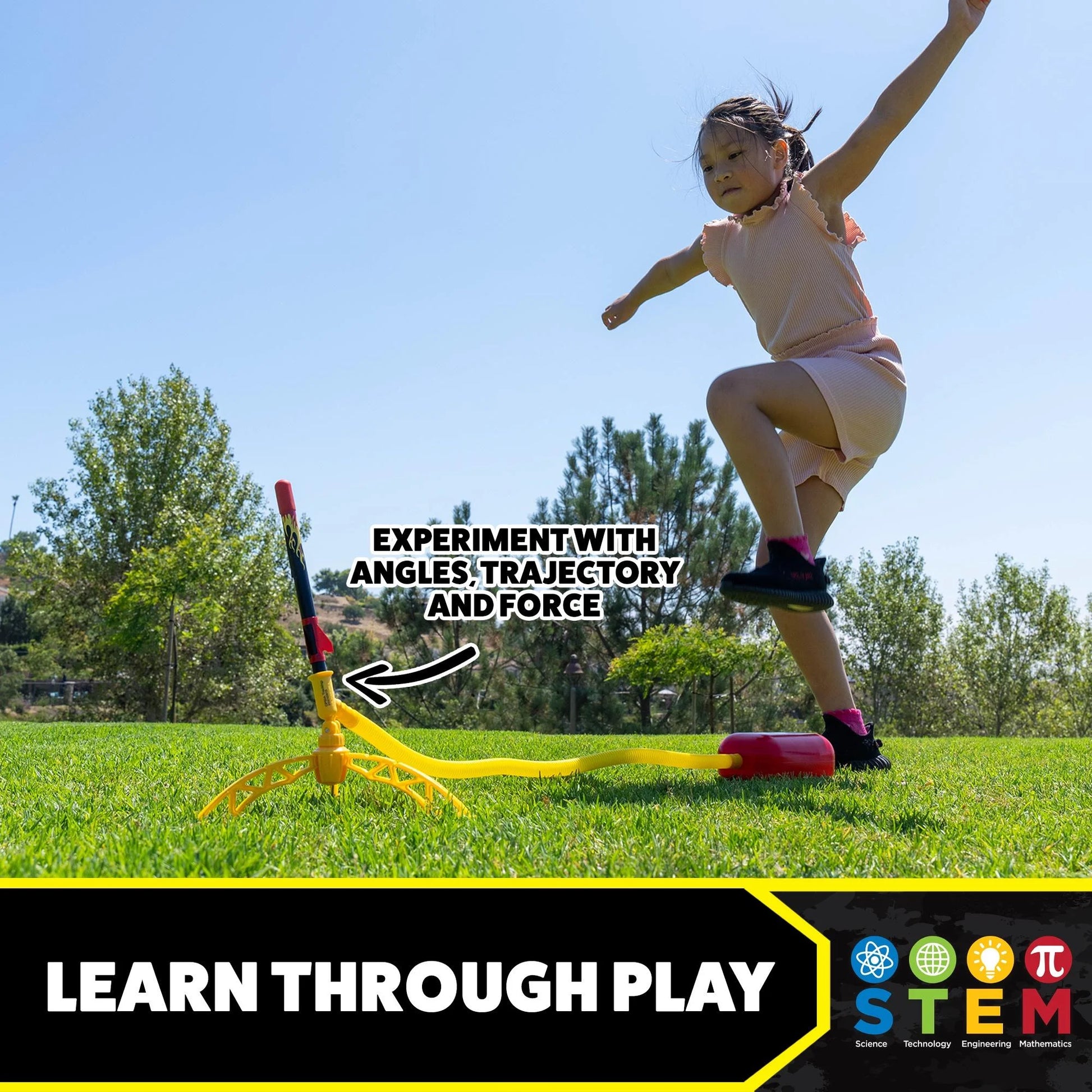 ® Original X-Treme Rocket Launcher for Kids, Soars 400 Ft, 6 X-Treme Rockets and Adjustable Launcher, Gift for Boys and Girls Ages 9 and Up