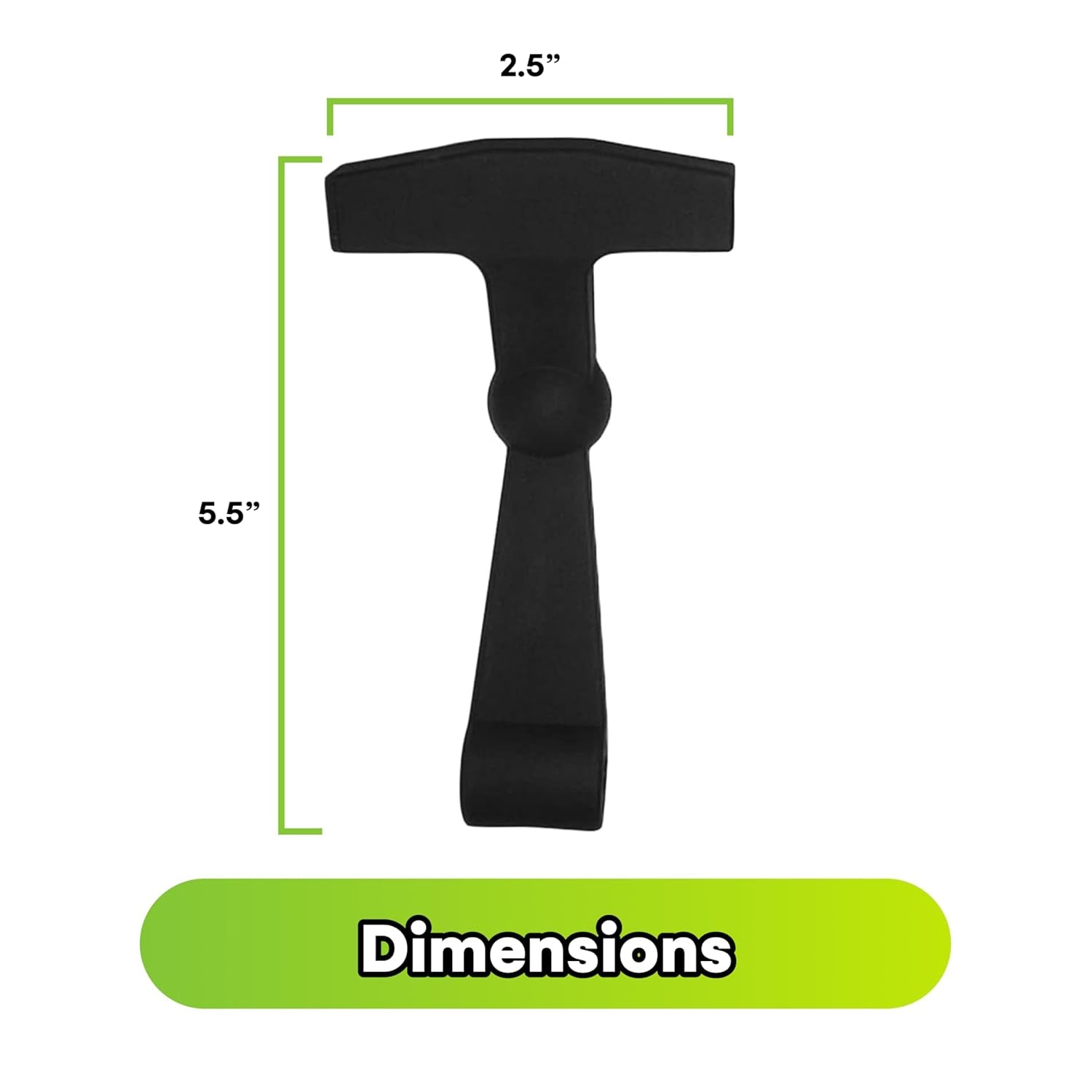 2-Pack Replacement Lid Latches for Yeti and RTIC - Black Rubber, Cooler Latches