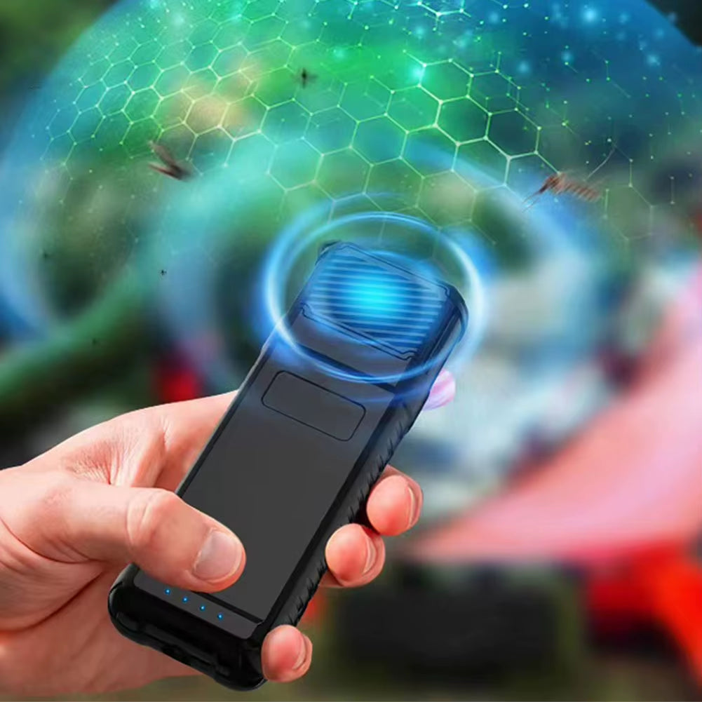 3 in 1 Portable Electric Mosquito Repeller 5000Mah Wireless Mosquito Repeller Power Bank Handheld Mosquito Repeller for Outdoor