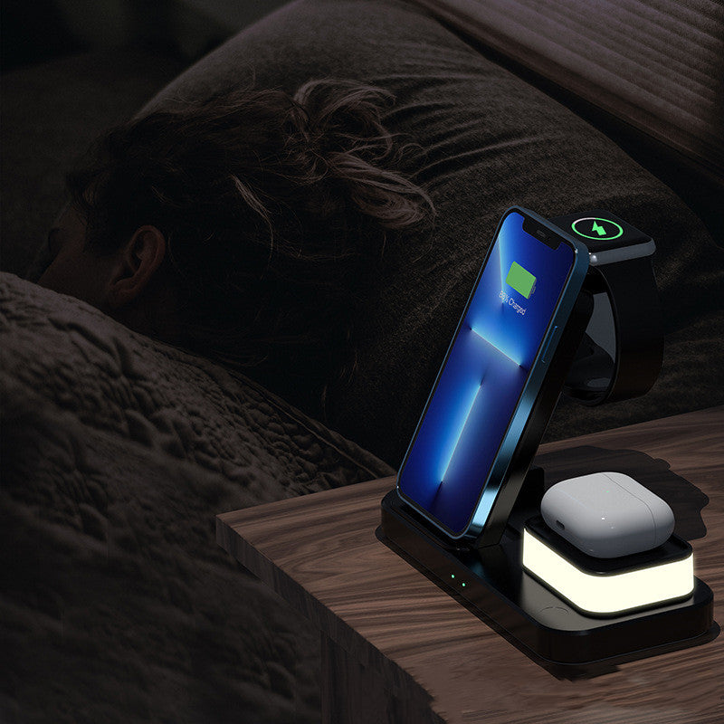 Foldable Night Light 3 in 1 Wireless Charger