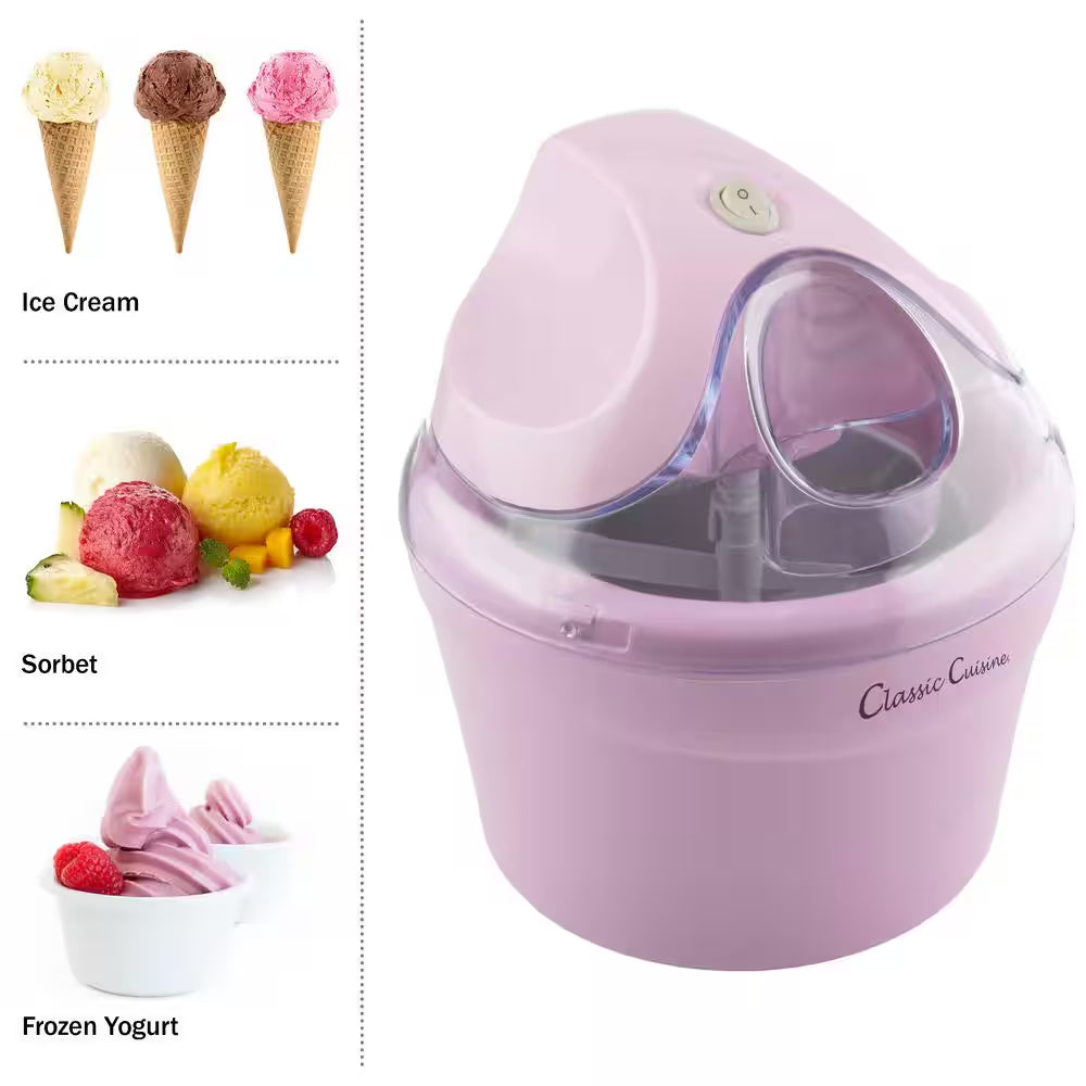 1 Qt. Ice Cream Maker, Pink