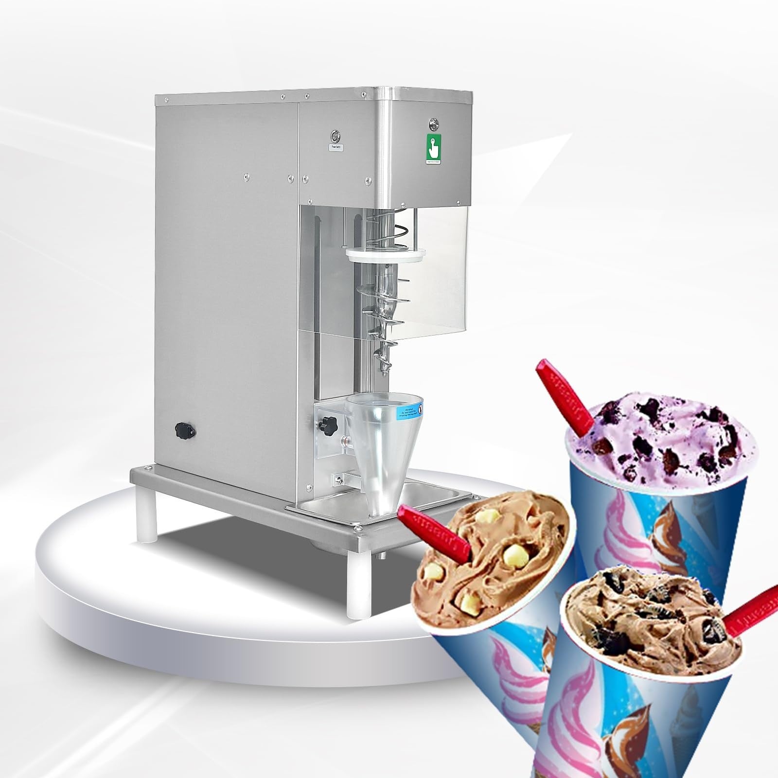 Commercial Swirl Machine Ice Cream Blending Machine Frozen Yogurt Blender