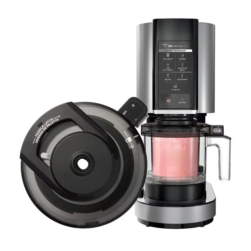 Outer Bowl Lid for Ninja NC301 Ice Cream Maker Replacement Lid Compatible with NC299AMZ/NC301/NC300/NC201/NC101 Series