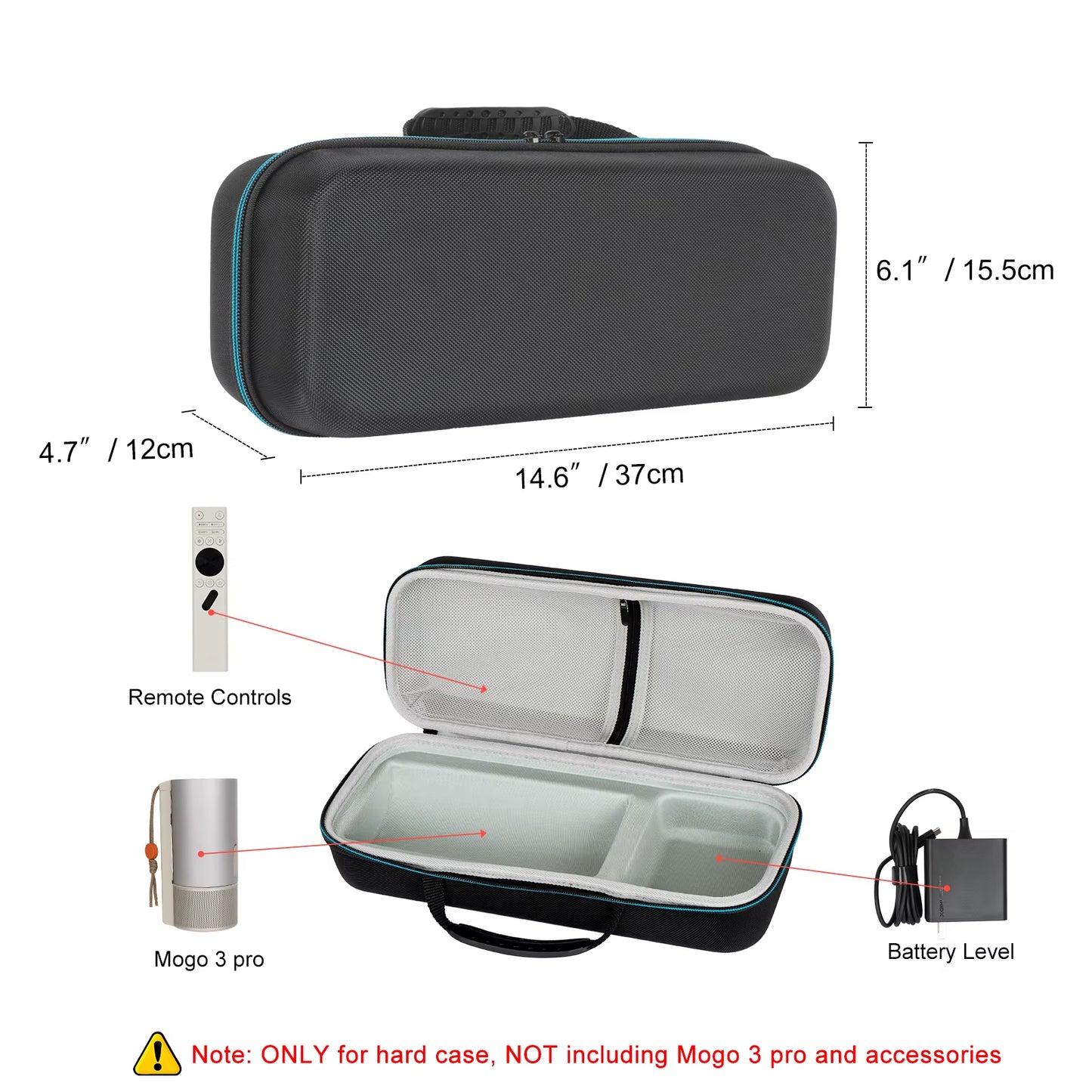 Hard Carrying Case for XGIMI Play 5 for XGIMI Mogo 3 Pro Mogo3 Projector Storage Bag Travel Box for XGIMI Projector Accessories